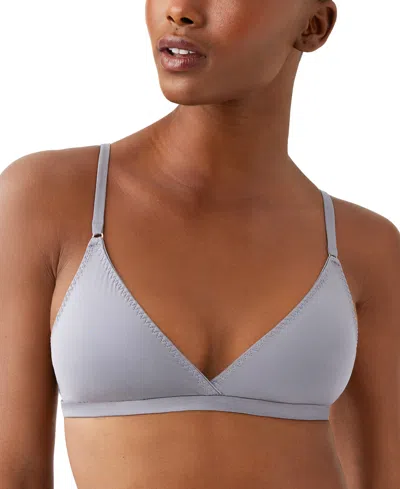 B.tempt'd By Wacoal Women's Spotlight Triangle Bralette, 910293 In Quicksilver