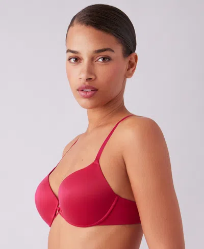 B.tempt'd By Wacoal Women's Undercover Plunge Contour Bra, 953207 In Red