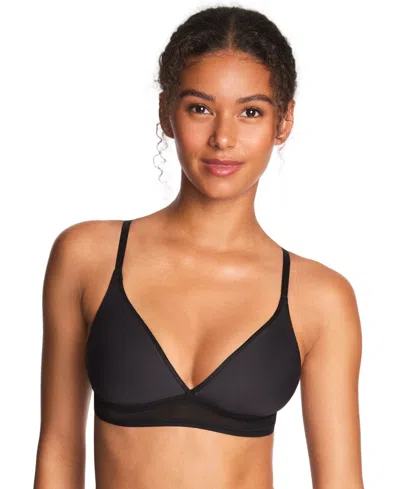 B.tempt'd Women's By Wacoal Low Coverage Plunge Bralette, 916320 In Black