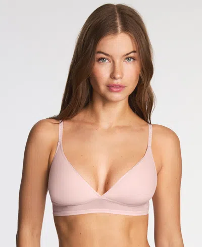 B.tempt'd Women's By Wacoal Low Coverage Plunge Bralette, 916320 In Pink
