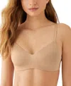 B.tempt'd By Wacoal Women's Spotlight Wire-free Contour T-shirt Bra, 956293 In Chai