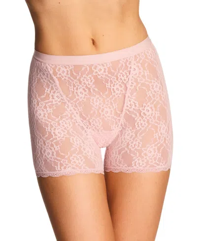 B.tempt'd Women's' By Wacoal Floral Lace Full Coverage Shorty Panties In Blush Pink