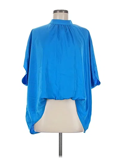 Pre-owned Btfbm 3/4 Sleeve Blouse In Blue