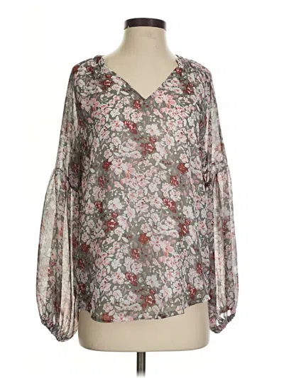 Pre-owned Btfbm 3/4 Sleeve Blouse In Gray