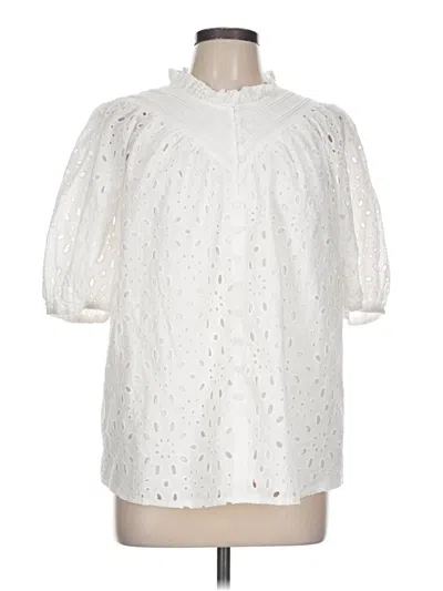 Pre-owned Btfbm 3/4 Sleeve Blouse In White