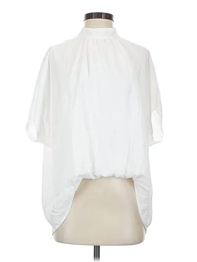 Pre-owned Btfbm 3/4 Sleeve Blouse In White