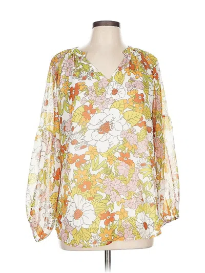 Pre-owned Btfbm 3/4 Sleeve Blouse In Yellow