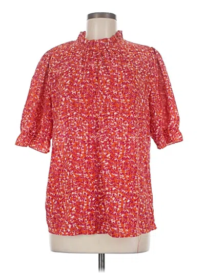Pre-owned Btfbm 3/4 Sleeve T-shirt In Red