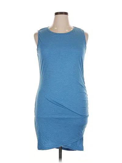 Pre-owned Btfbm Casual Dress In Blue