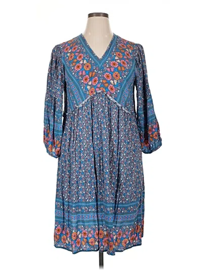 Pre-owned Btfbm Casual Dress In Blue