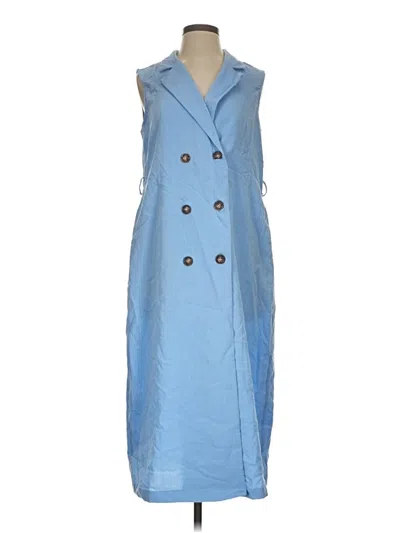 Pre-owned Btfbm Casual Dress In Blue