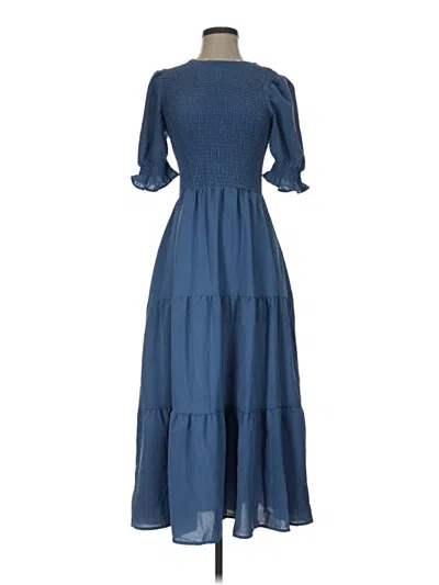 Pre-owned Btfbm Casual Dress In Blue