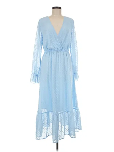 Pre-owned Btfbm Casual Dress In Blue