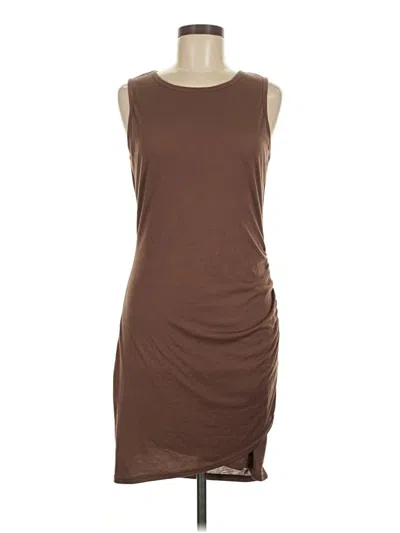 Pre-owned Btfbm Casual Dress In Brown