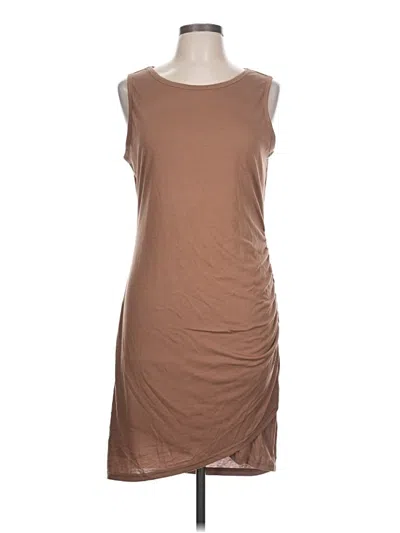 Pre-owned Btfbm Casual Dress In Brown