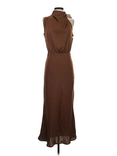 Pre-owned Btfbm Casual Dress In Brown