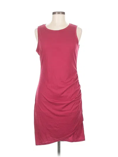 Pre-owned Btfbm Casual Dress In Burgundy