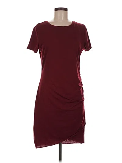Pre-owned Btfbm Casual Dress In Burgundy