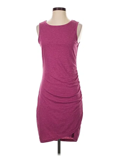 Pre-owned Btfbm Casual Dress In Burgundy