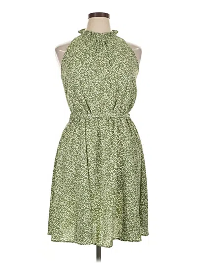 Pre-owned Btfbm Casual Dress In Green
