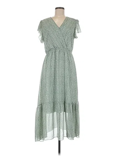Pre-owned Btfbm Casual Dress In Green