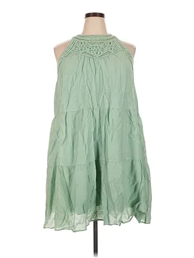Pre-owned Btfbm Casual Dress In Green