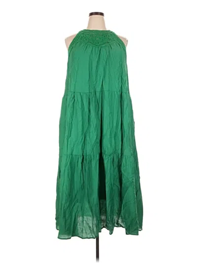 Pre-owned Btfbm Casual Dress In Green