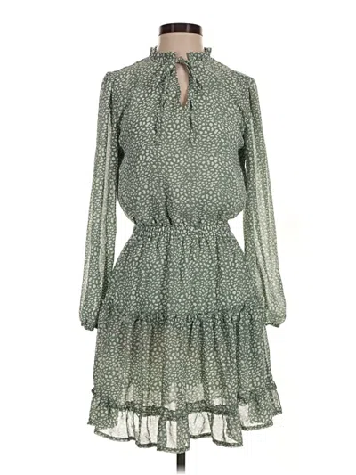 Pre-owned Btfbm Casual Dress In Green