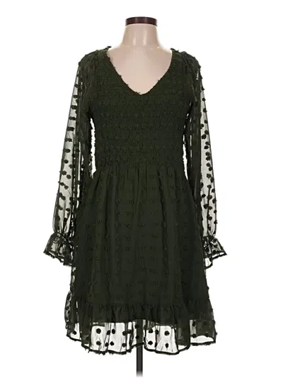 Pre-owned Btfbm Casual Dress In Green