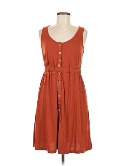 Pre-owned Btfbm Casual Dress In Orange