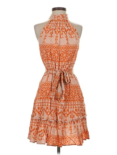 Pre-owned Btfbm Casual Dress In Orange