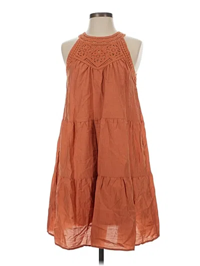 Pre-owned Btfbm Casual Dress In Orange