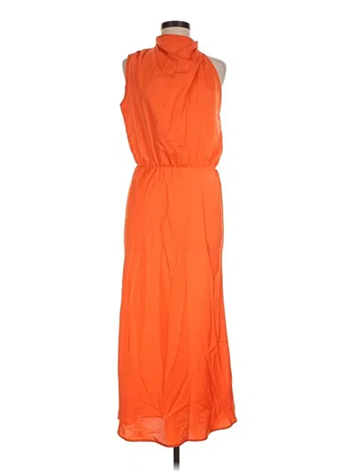 Pre-owned Btfbm Casual Dress In Orange