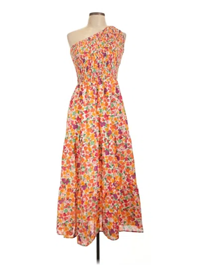Pre-owned Btfbm Casual Dress In Orange