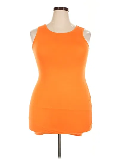 Pre-owned Btfbm Casual Dress In Orange