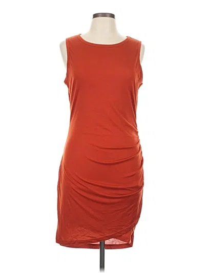 Pre-owned Btfbm Casual Dress In Orange