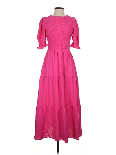 Pre-owned Btfbm Casual Dress In Pink