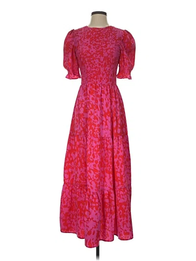 Pre-owned Btfbm Casual Dress In Pink