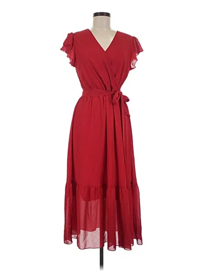 Pre-owned Btfbm Casual Dress In Red