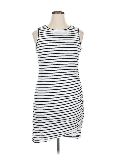 Pre-owned Btfbm Casual Dress In White