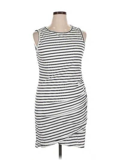 Pre-owned Btfbm Casual Dress In White