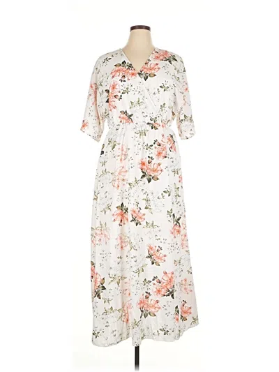 Pre-owned Btfbm Casual Dress In White