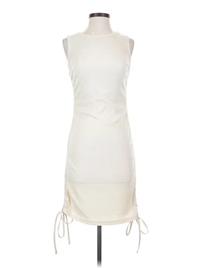 Pre-owned Btfbm Casual Dress In White