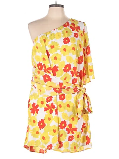 Pre-owned Btfbm Casual Dress In Yellow