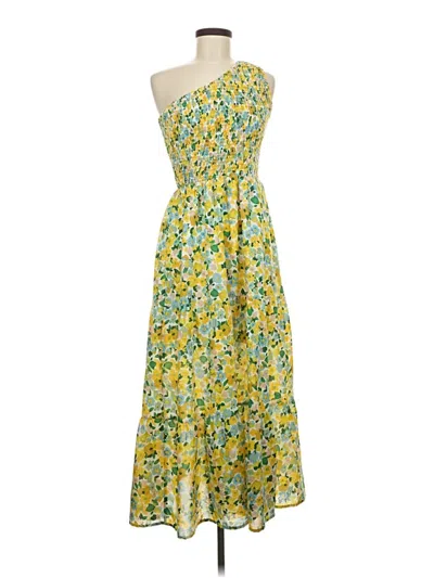 Pre-owned Btfbm Casual Dress In Yellow