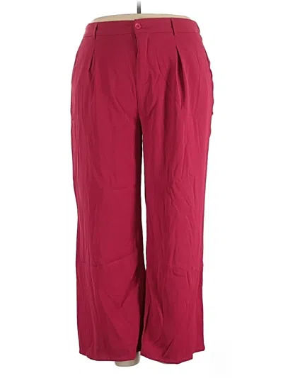 Pre-owned Btfbm Casual Pants In Red