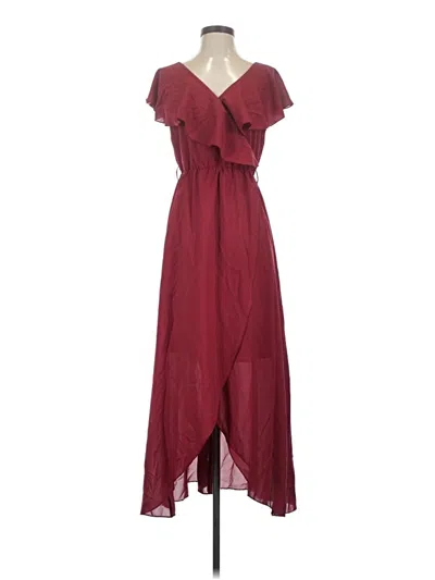 Pre-owned Btfbm Cocktail Dress In Burgundy