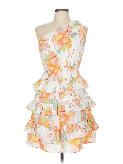 Pre-owned Btfbm Cocktail Dress In White