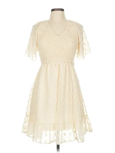 Pre-owned Btfbm Cocktail Dress In White