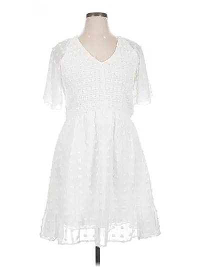 Pre-owned Btfbm Cocktail Dress In White
